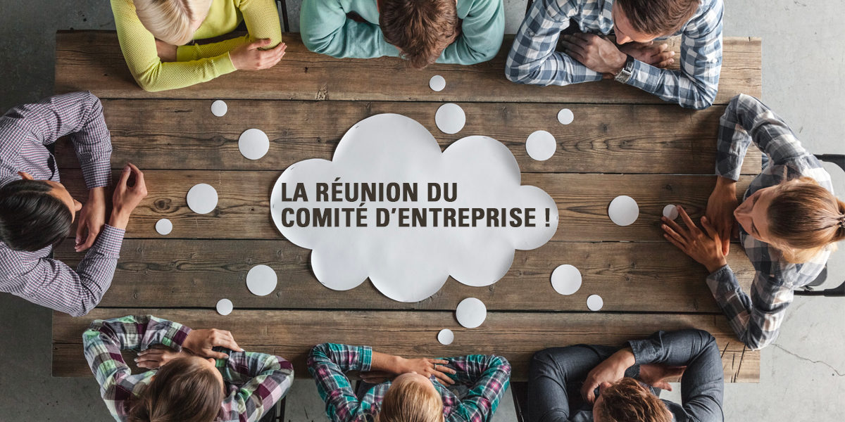 la réunion du comité d'entreprise
